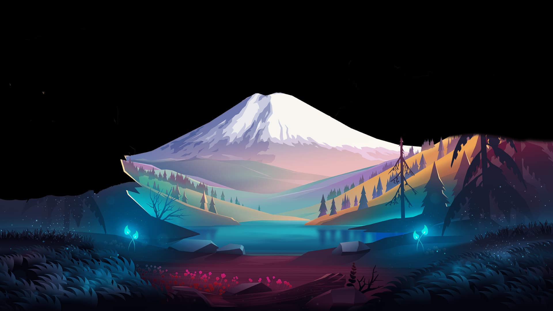 中景